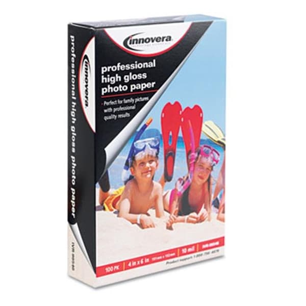 Innovera Innovera 99546 High-Gloss Photo Paper; 4 x 6; 100 Sheets-Pack 99546 - main